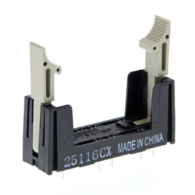 Omron P7SA 10 Pin DIN Rail Relay Socket, for use with G7SA Series