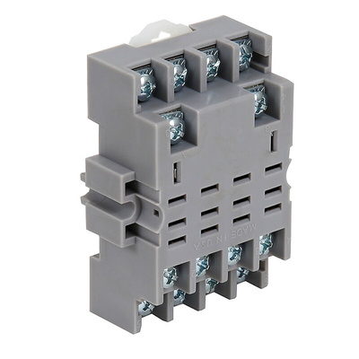 Rockwell Automation 700-HN 14 Pin 300V DIN Rail, Panel Mount Relay Socket, for use with 700-HF Relay