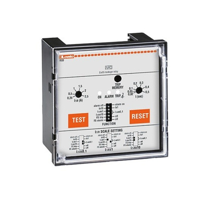Lovato Earth Leakage Relay, 50 Hz, 60 Hz Frequency, 0.025 → 25A Leakage, 2 Output