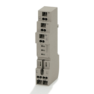 Omron 8 Pin 440V ac DIN Rail Relay Socket, for use with G2R-1-S Series