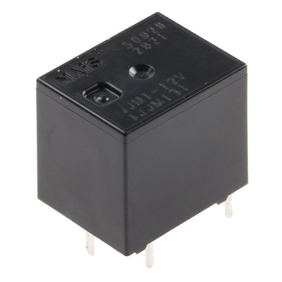 Panasonic SPDT Automotive Relay PCB Mount, 12V dc Coil, 5 A