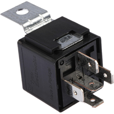 TE Connectivity Plug In Automotive Relay, 12V dc Coil Voltage, 40A Switching Current, SPDT