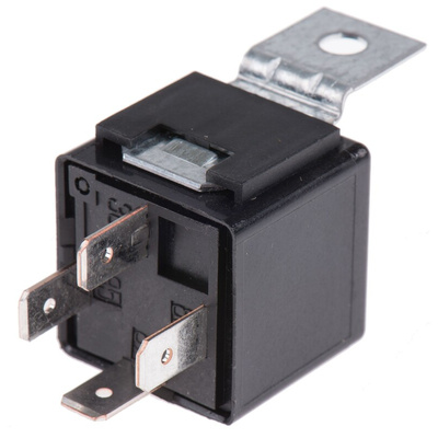 TE Connectivity Plug In Automotive Relay, 12V dc Coil Voltage, 40A Switching Current, SPST