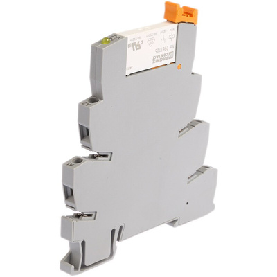 Phoenix Contact PLC-RSC- 24UC/21 Series Interface Relay, DIN Rail Mount, 24V ac/dc Coil, SPDT, 1-Pole