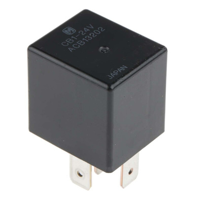 Panasonic Plug In Automotive Relay, 24V dc Coil Voltage, 20A Switching Current, SPDT