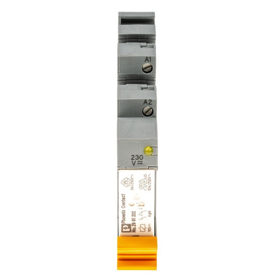 Phoenix Contact PLC-RSC-230UC/21-21 Series Interface Relay, DIN Rail Mount, 230V ac Coil, DPDT, 2-Pole