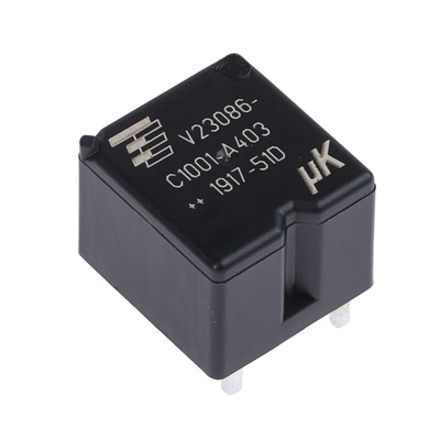 TE Connectivity PCB Mount Automotive Relay, 12V dc Coil Voltage, 25A Switching Current, SPDT