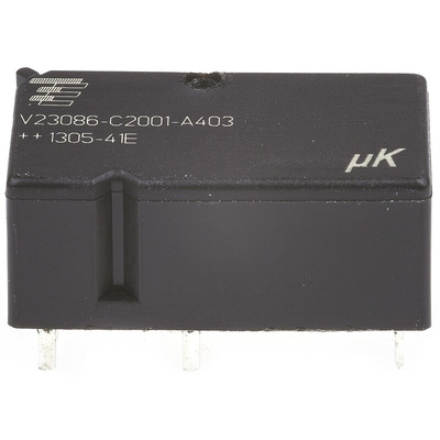 TE Connectivity PCB Mount Automotive Relay, 12V dc Coil Voltage, 25A Switching Current, DPDT