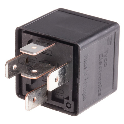 TE Connectivity Plug In Automotive Relay, 12V dc Coil Voltage, 40A Switching Current, SPDT