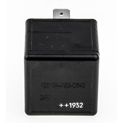 TE Connectivity Plug In Automotive Relay, 24V dc Coil Voltage, 20A Switching Current, SPDT