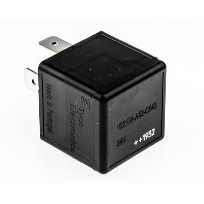 TE Connectivity Plug In Automotive Relay, 24V dc Coil Voltage, 20A Switching Current, SPDT
