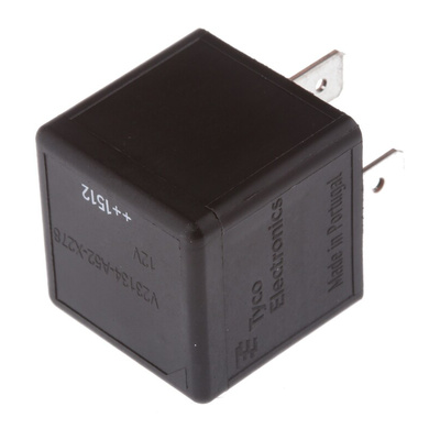 TE Connectivity Plug In Automotive Relay, 12V dc Coil Voltage, 40A Switching Current, SPDT