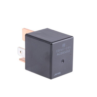Panasonic Plug In Automotive Relay, 24V dc Coil Voltage, 20A Switching Current, SPST