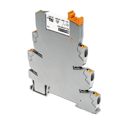 Phoenix Contact PLC-RPT-24DC/21 Series Interface Relay, DIN Rail Mount, 24V dc Coil, SPDT, 1-Pole