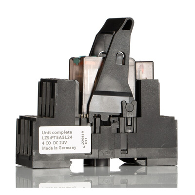 Siemens LZS Series Interface Relay, Plug In, 24V dc Coil, 4PDT, 4-Pole