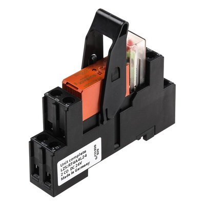 Siemens LZS Series Interface Relay, Plug In, 24V dc Coil, DPDT, 2-Pole