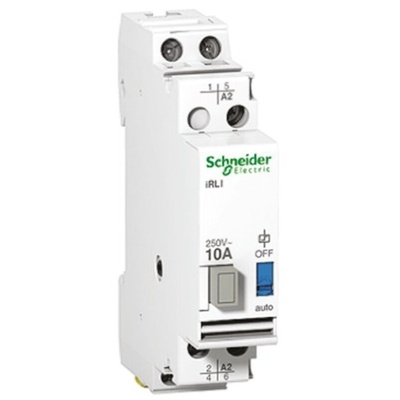 Schneider Electric Acti 9 Series Interface Relay, DIN Rail Mount, 230V ac Coil, SPDT, SPST