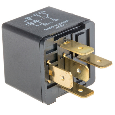 TE Connectivity Plug In Automotive Relay, 24V dc Coil Voltage, 30A Switching Current, SPDT