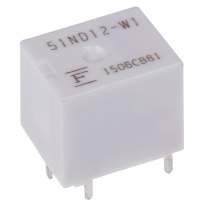 Fujitsu PCB Mount Automotive Relay, 12V dc Coil Voltage, 25A Switching Current, SPDT