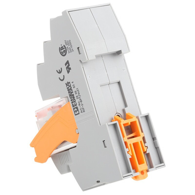 Phoenix Contact RIF-2-RPT-LV-230AC/2X21 Series Interface Relay, DIN Rail Mount, 230V ac Coil, DPDT, 2-Pole