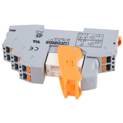 Phoenix Contact RIF-1-RPT-LV-230AC/1X21 Series Interface Relay, DIN Rail Mount, 230V ac Coil, SPDT, 1-Pole, 10A Load