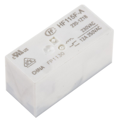 RS PRO PCB Mount Power Relay, 230V ac Coil, 12A Switching Current, SPDT