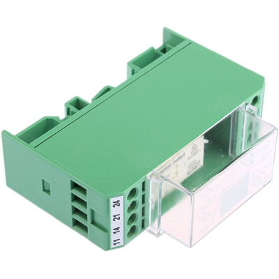 Phoenix Contact EMG 22-REL/KSR- 24/21-21 Series Interface Relay, Chassis Mount, 24V ac/dc Coil, DPDT, 2-Pole
