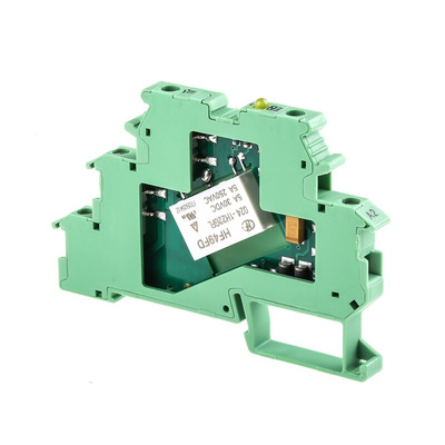 Phoenix Contact DEK-REL- 24/I/1 Series Interface Relay, DIN Rail Mount, 24V ac/dc Coil, SPST, 1-Pole