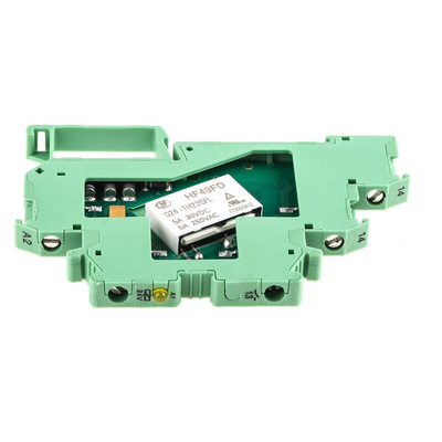 Phoenix Contact DEK-REL- 24/I/1 Series Interface Relay, DIN Rail Mount, 24V ac/dc Coil, SPST, 1-Pole