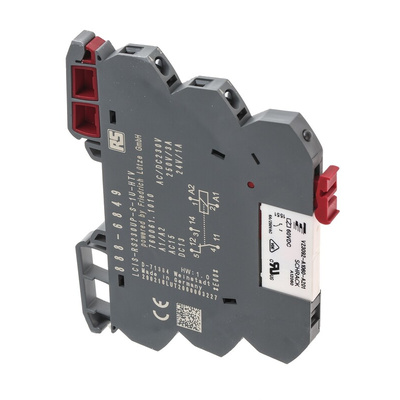 RS PRO Interface Relay, DIN Rail Mount, 230V ac/dc Coil, SPDT, 1-Pole