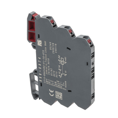 RS PRO Interface Relay, DIN Rail Mount, 24V dc Coil, SPDT, 1-Pole