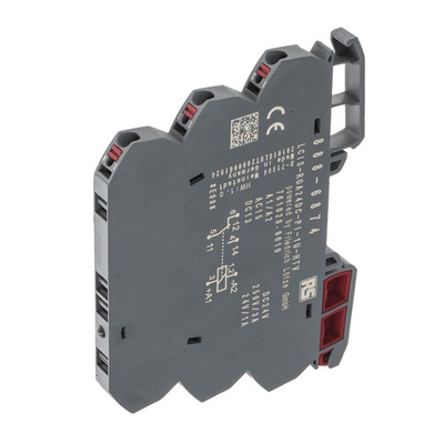 RS PRO Interface Relay, DIN Rail Mount, 24V dc Coil, SPDT, 1-Pole