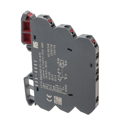 RS PRO Interface Relay, DIN Rail Mount, 24V ac/dc Coil, SPDT, 1-Pole