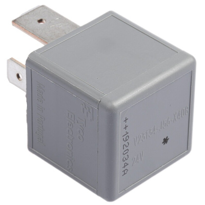 TE Connectivity Plug In Automotive Relay, 24V dc Coil Voltage, 70A Switching Current, SPST