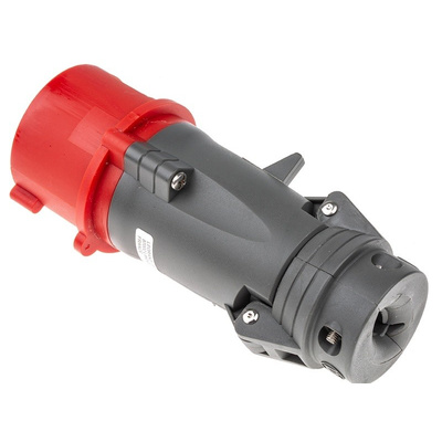 Legrand, Hypra IP44 Red Cable Mount 3P+N+E Industrial Power Plug, Rated At 16.0A, 415.0 V