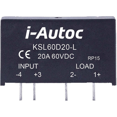 i-Autoc KSL Series Solid State Relay, PCB Mount, 6V dc Coil