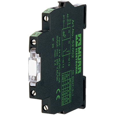 Murrelektronik Limited Interface Relay, DIN Rail Mount, 24V dc Coil, SPDT, 1-Pole, 6A Load