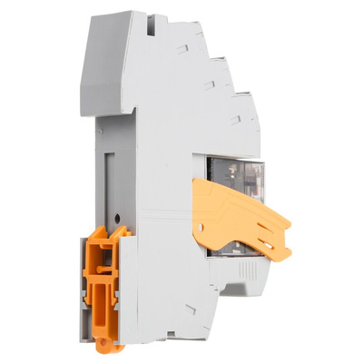 Phoenix Contact RIF-1-RPT-LV-120AC/2X21MS Series Interface Relay, DIN Rail Mount, 120V ac Coil, DPDT, 2-Pole