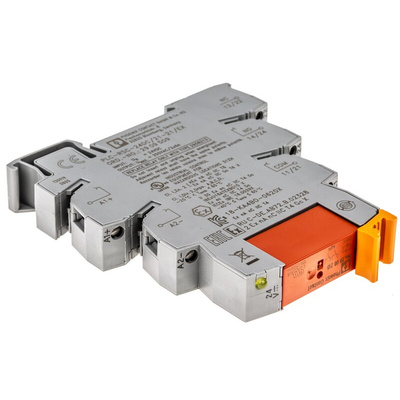 Phoenix Contact PLC-RSC- 24DC/21-21/EX Series Interface Relay, DIN Rail Mount, 24V dc Coil, DPDT, 2-Pole