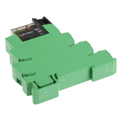 Phoenix Contact PLC-RSC- 24DC/21-21AU/MS Series Interface Relay, DIN Rail Mount, 24V dc Coil, DPDT, 2-Pole