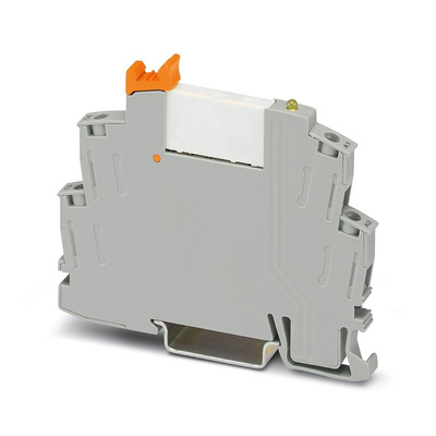 Phoenix Contact RIF-0-RSC-24DC/ 1 Series Interface Relay, DIN Rail Mount, 24V dc Coil, SPST, 1-Pole