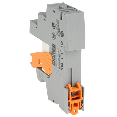 Phoenix Contact RIF-1-RSC-LDP-24DC/1X21 Series Interface Relay, DIN Rail Mount, 24V dc Coil, SPDT, 1-Pole