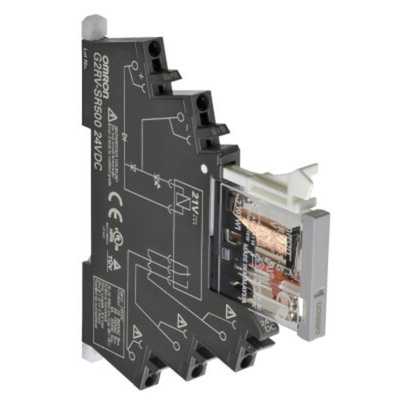 Omron G2RV Series Interface Relay, DIN Rail Mount, 12V dc Coil, SPDT, 1-Pole, 50mA Load