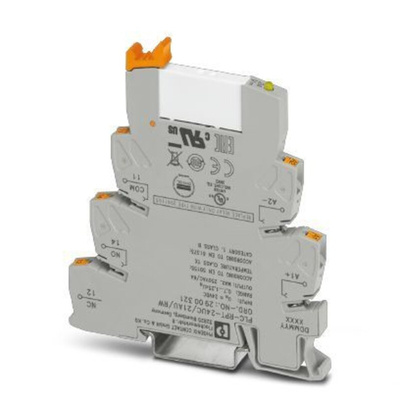 Phoenix Contact PLC-RPT24UC/21AU/RW Series Interface Relay, DIN Rail Mount, 12V dc Coil, 1PDT