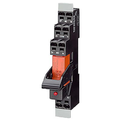 Siemens LZS Series Interface Relay, 24V dc Coil, DPDT, 2-Pole