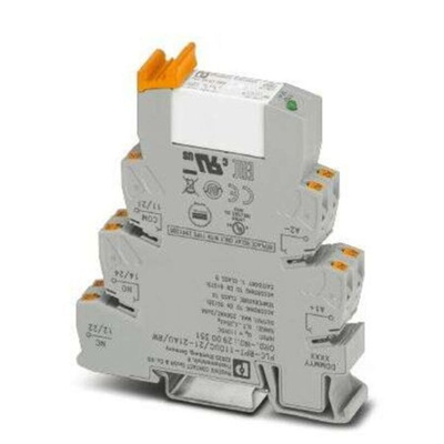 Phoenix Contact 110UC/21-21AU/RW Series Interface Relay, DIN Rail Mount, 110V dc Coil