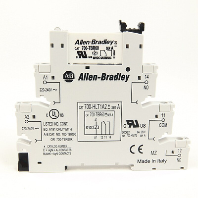 Rockwell Automation 700-HLT Series Interface Relay Module, DIN Rail Mount, 24V dc Coil, SPDT, 6A Load