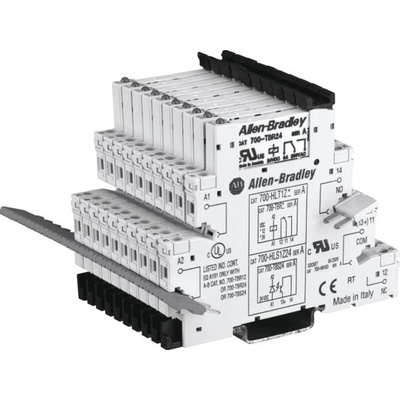 Rockwell Automation 700-HLT Series Interface Relay Module, DIN Rail Mount, 48V ac/dc Coil, SPDT, 6A Load