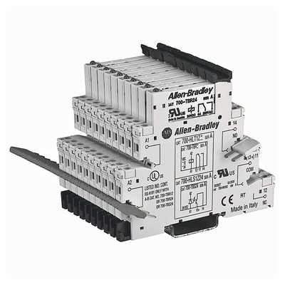 Rockwell Automation 700-HLS Series Interface Relay Module, DIN Rail Mount, 220 → 240V ac/dc Coil, 2A Load