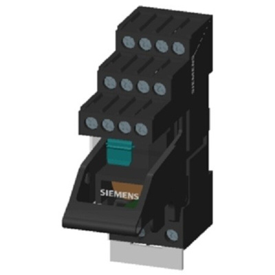 Siemens LZS Series Electromechanical Interface Relay, Plug In, 115V ac Coil, 4PDT